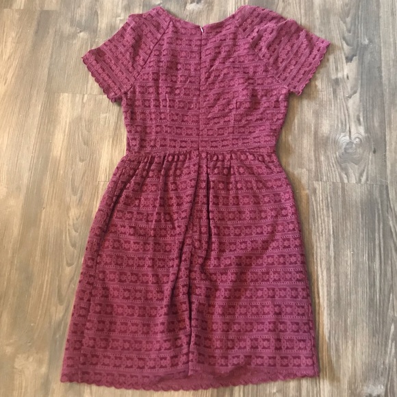 Free People Maroon Lace Dress - Picture 5 of 5